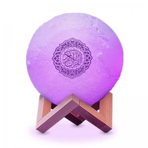 Quality 3D Printing Moon Lamp Quran Speaker 500mAh Equantu SQ168 for sale