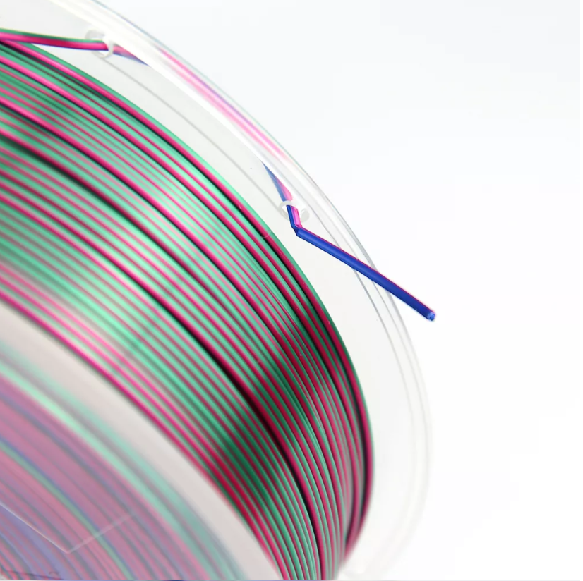 Three Colors In Filament Dual Color Silk Filament For 3d Printer
