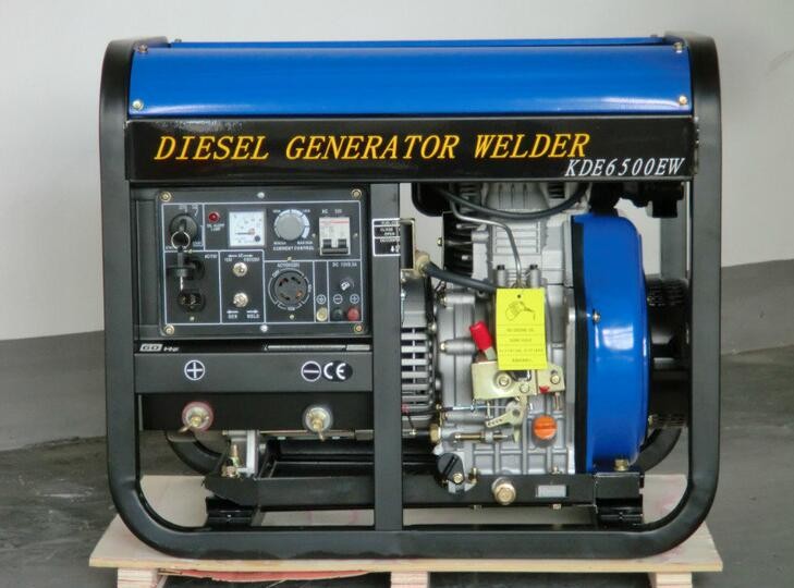 Quality Open Frame Diesel Welder Generator 50hz 200A 3000rmp With Electric Starter for sale