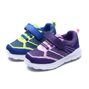 Quality 21-25#, Flyknit upper, 3D out sole Brethable lightweight China manufacturer fashion kids shoes for sale