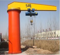 Quality Fixed Column Cantilever Jib Crane With Electric Hoist for sale