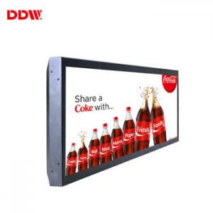 Quality 700 Nits 23.1'' Transparent LCD Screen Stretched Digital Monitor Display For Elevator for sale