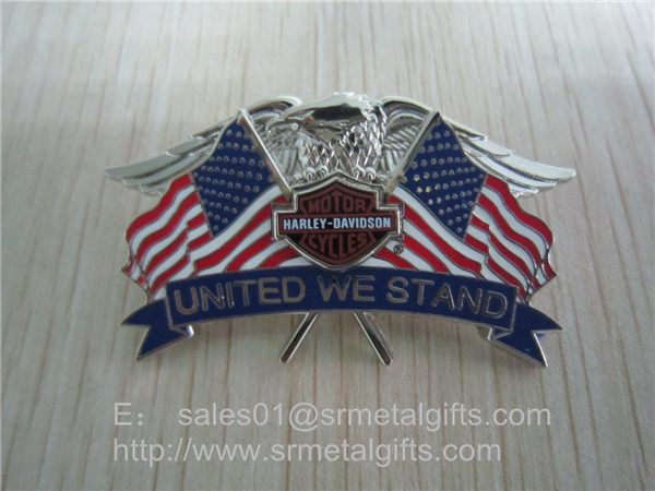 epoxy American flag lapel pin for garment accessories