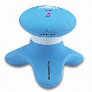 Quality Battery Operated Mini Travel Massager with 3 Massage Heads, Waterproof for sale