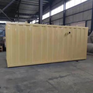 Quality Square Prefabricated Sewage Treatment Plant Biochemical Wastewater Treatment for sale