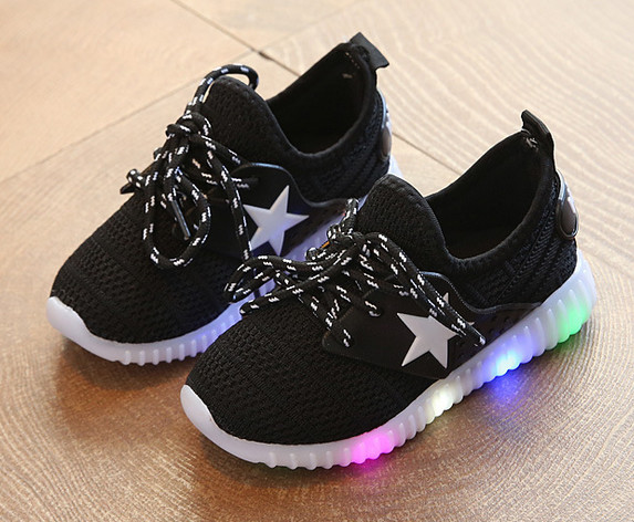 Quality Hot selling lace up style kids light up shoes wholesale for sale