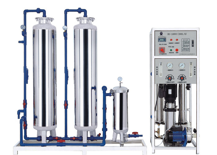 Quality 2.75kw 300LPH RO Water Treatment Equipment With Stainless Steel Pre Filter Tank for sale