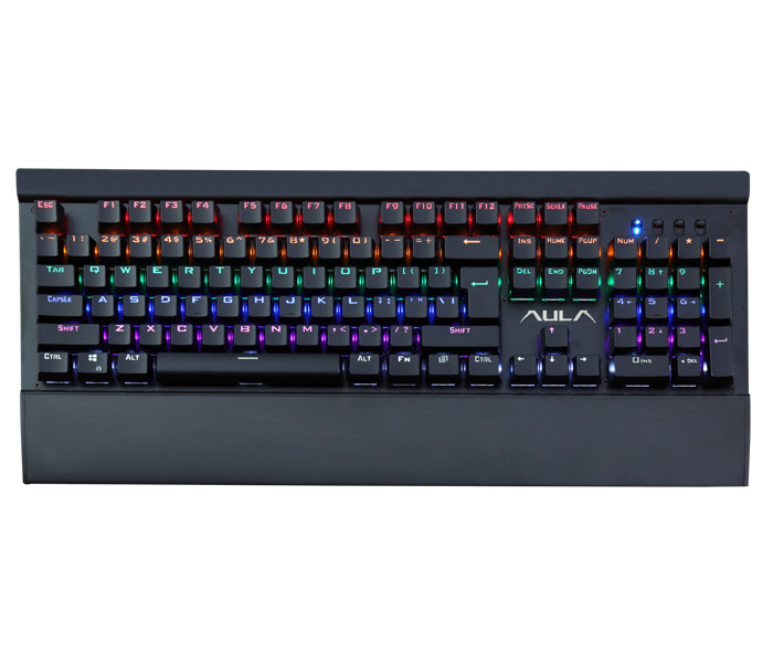 Quality Led Mechanical Keyboard 104 Keys Dustproof Waterproof AULA SI-2020 for sale
