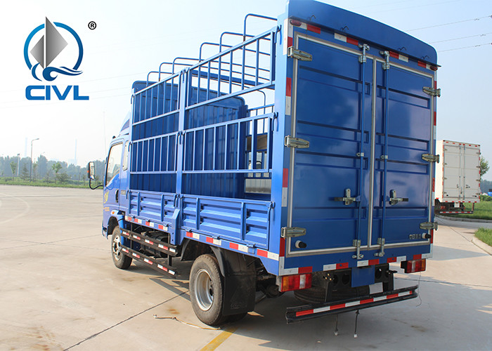 Quality Box Type Unloading Light Duty Truck 8 Ton With EURO II Emission Standard for sale