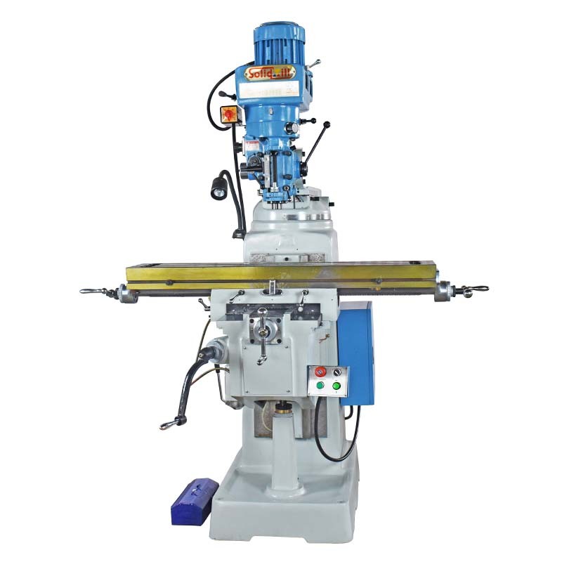 Buy 127mm Spindle Z-Axis Manual Travel Industrial Turret Milling Machine For Metal Working at wholesale prices