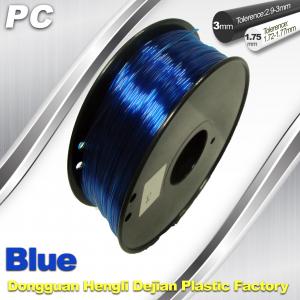 Quality High Strengh 3D Printer Polycarbonate Filament 1.75mm / 3.0mm for sale