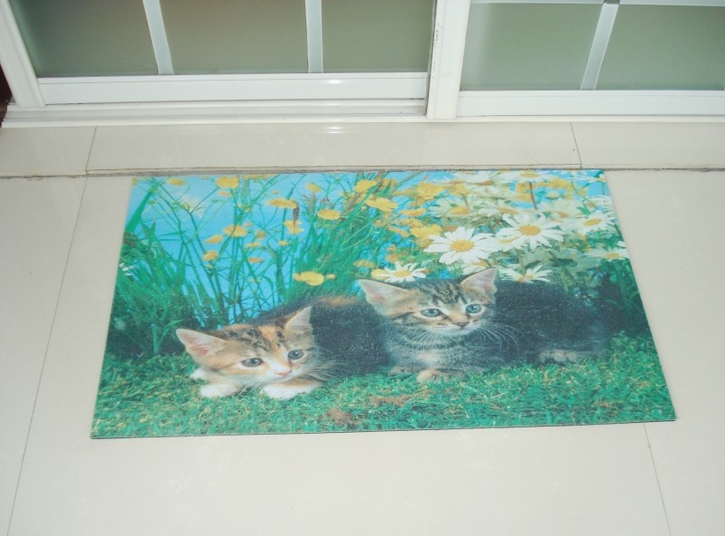 Quality Durable Beautiful Rubber Floor Carpet , High Water Absorbent Rubber Floor Mat for sale