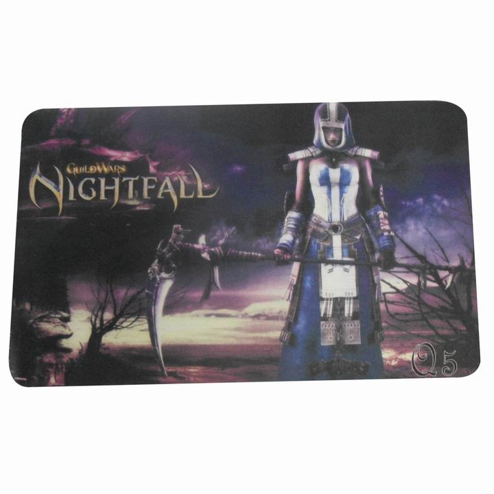 Quality Promotional Washable Rubber Play Mat, Silk Screen Printed Game Mouse Pad for sale