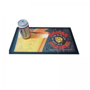 Quality Custom Recyclable Rubber Bar Mat , Color Printed Wine Bar Runner Mat for sale