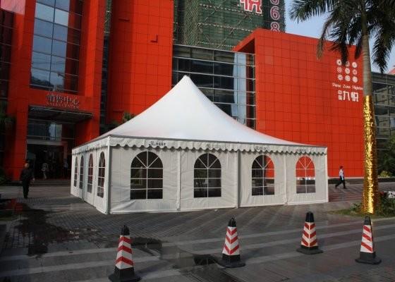 Buy Outside Aluminum Pagoda Tent UV Resistant For Sports Event / Exhibition at wholesale prices
