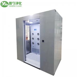 Quality Customize L Shaped Cleanroom Air Showers Corner Air Shower Room L Type Air Shower Gate for sale