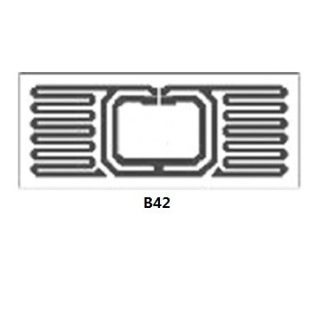 Quality B42 UHF Dry Rfid Inlay Manufacturers Impinji Monza 4 Chip For Loyalty Program And ID Card for sale