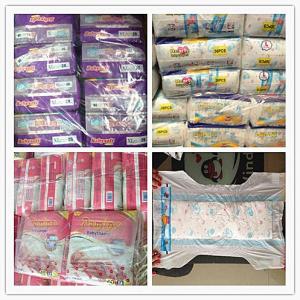 Quality Stocklot baby diaper , B grade baby diapers, 99% usable rate stock diaper for sale