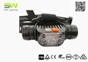 Quality Versatile USB Rechargeable Headlamp With Motion Sensor Aluminum Material for sale