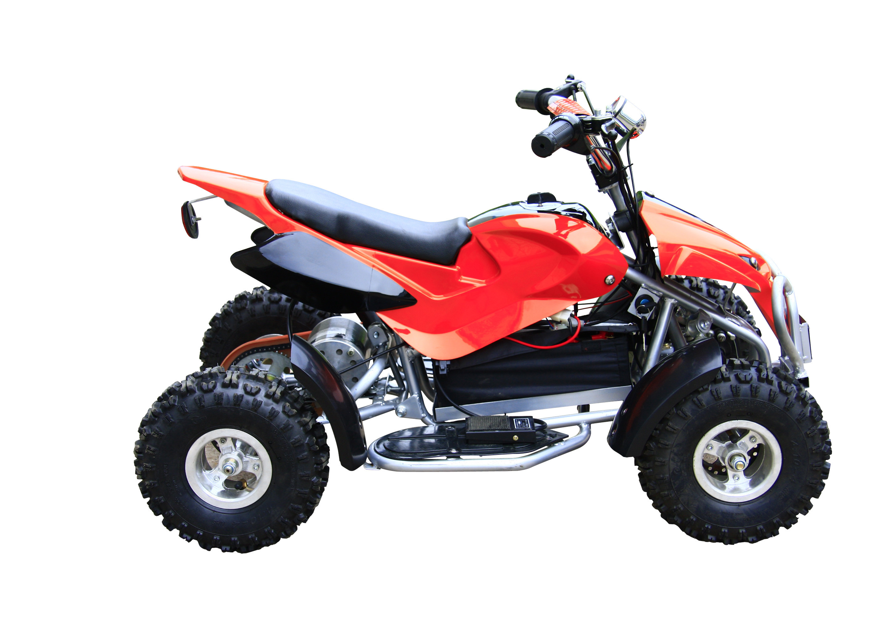 Quality Mini four wheelers Electric Quad atv for youth , 500W chain transmission for sale