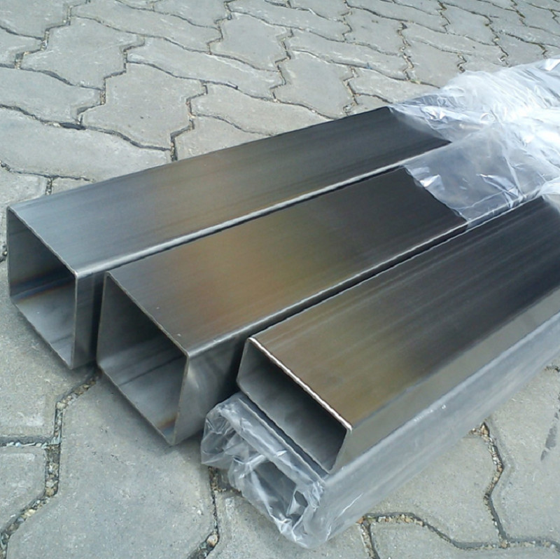 316 Stainless Steel Square Rectangle Pipe 2500mm Annealing Surface for sale