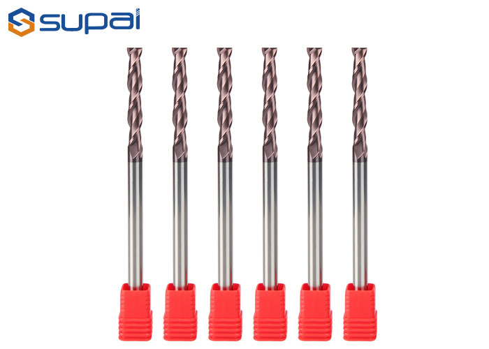 Extra Long Square End Mill High Precision For Steel Cast Iron Aluminum Alloy