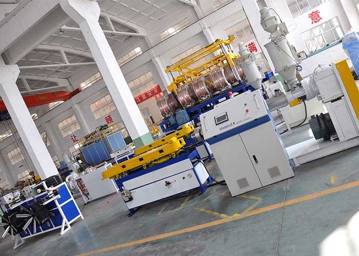 Buy Single Wall Extrusion Corrugated Plastic Pipe Machine 20m/Min at wholesale prices
