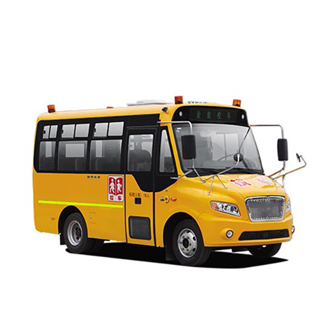Buy 100hp 10 - 19 Seater Student Shuttle Bus 5.5m Diesel Engine Power 80km/h at wholesale prices