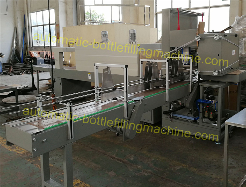 Semi Automatic Shrink Wrap Machine , Label Packaging Machine With Steam Generator