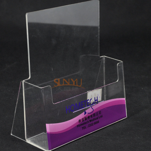 Quality Single Layer Clear Acrylic Brochure Holder for sale