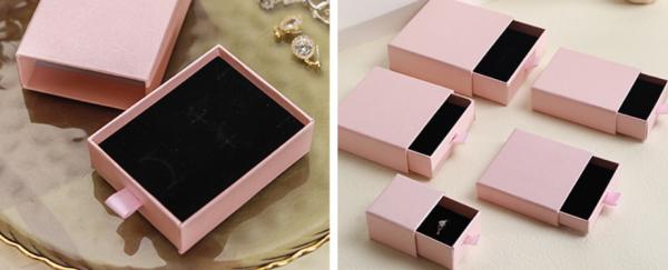 Pendant Drawer Jewelry Packaging Box Necklace Ring Earrings Bracelet 2mm ISO9001