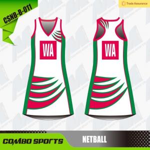 Quality Moisture Wicking Netball A Line Dress Attire ISO9001 / BSCI Listed for sale