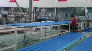 Anti Corrosion Trapezoid PVC Corrugated Plastic Roofing Sheets SGS Certification