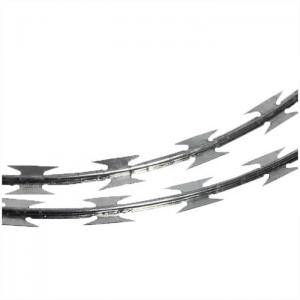Quality Wear Resisting Bto 22 Concertina Barbed Razor Wire Anti Climbing for sale