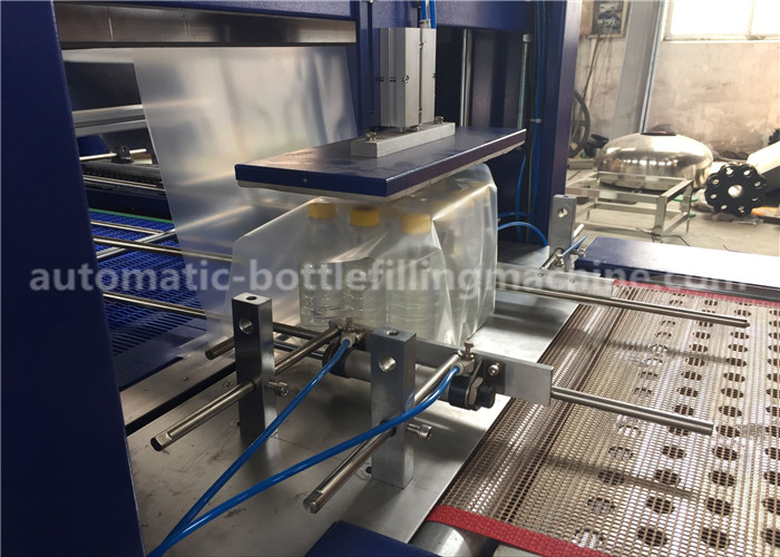 20KW Heat Shrink Packing Machine Stainless Steel 304 For Plastic / Glass Bottle With PE Film