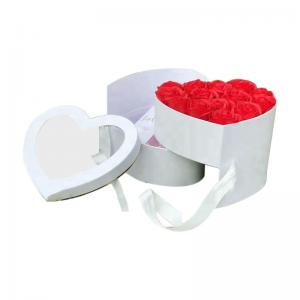 Quality Dia 310mm Heart Shaped Gift Florist Rose Boxes 100mm To 300mm for sale