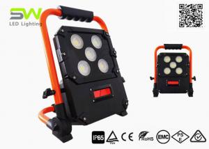 Quality Hybrid AC And Lithium-Ion Powered 100w Cob Led Site Light Powerful 5000 Lumens for sale
