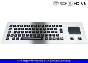 Quality Illuminated industrial pc keyboard with integrated Touchpad , ruggedized keyboard for sale