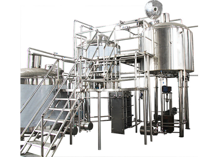 Quality 200 Gallon Stainless Steel Commercial Beer Making Equipment With Hot Liquor Tank for sale