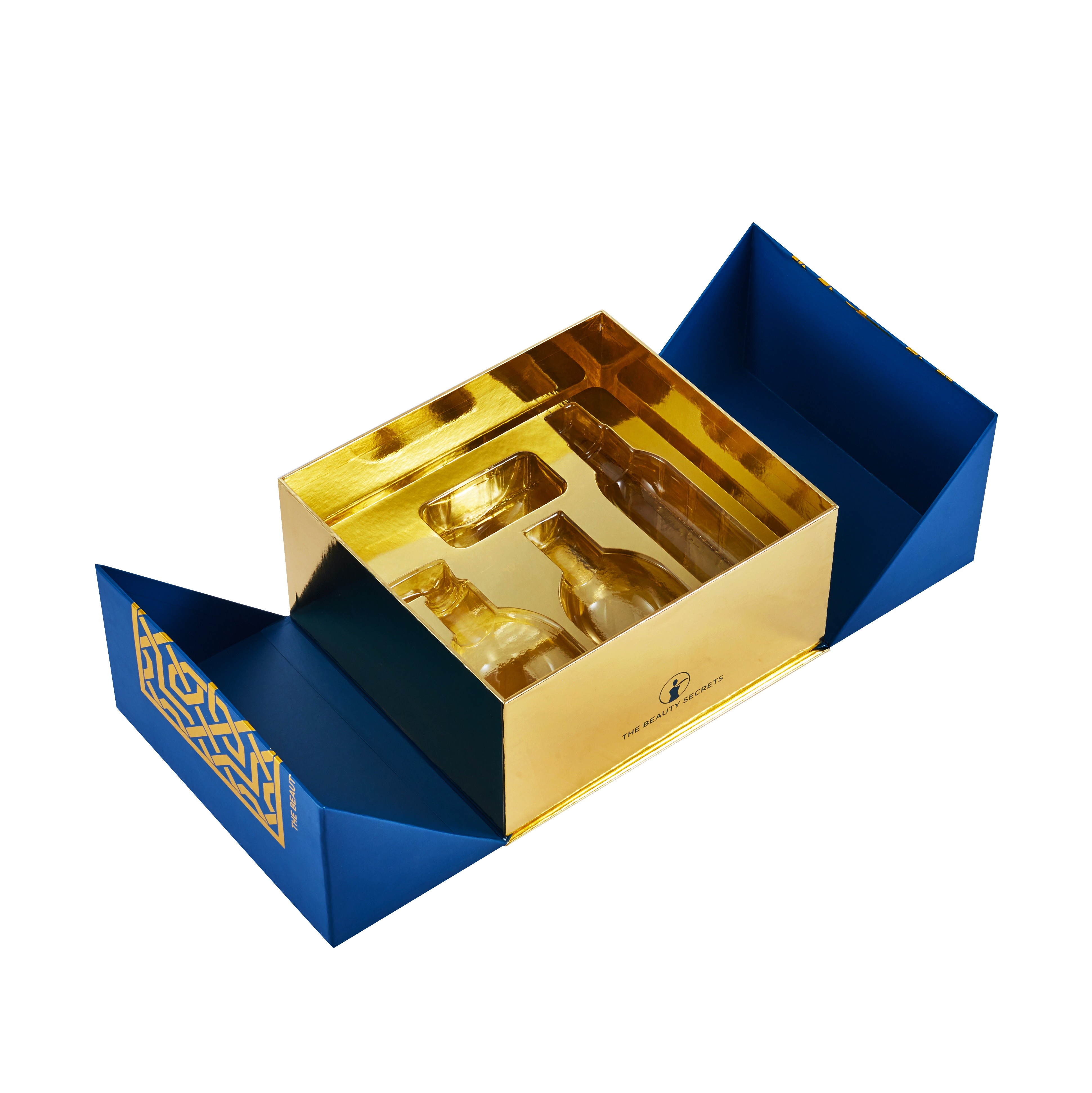 Quality Panton Color Hard Cardboard Cosmetic Gift Box Packaging EVA Inside for sale