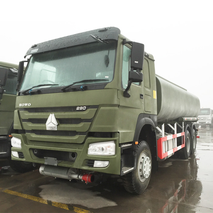 Buy LHD / RHD Water / Milk Tanker Truck 20000L With HW76 Lengthen Cab ZZ1257N4641W at wholesale prices