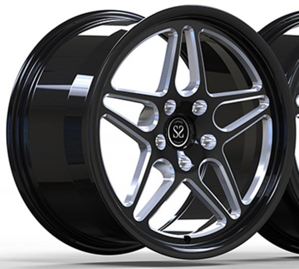 Buy Honda Civic R FL5 Forged 1 Piece Aluminum Wheels 9.5Jx19 ET60 Gloss Black+Milling at wholesale prices