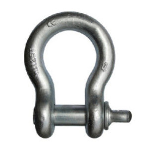 1.25 Inch WLL 12 Tonne Wide Body Shackles , Safety Pin Bow Shackle