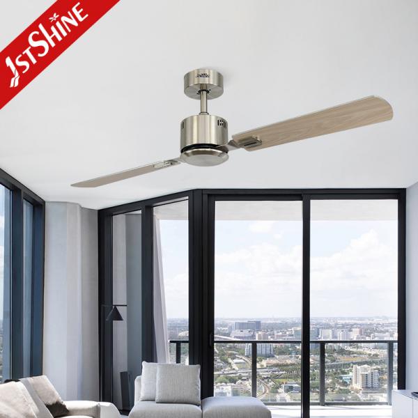 Buy Copper Motor Modern Ceiling Fans 2 MDF Sliver Finish Blades With 6 Speeds at wholesale prices