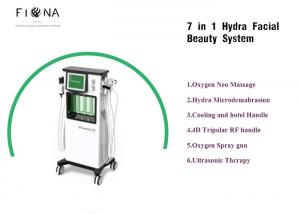 Quality 7 in 1 Hydra Cleaning Water Jet Beauty machine facial care oxygen equipment small bubble machine for sale