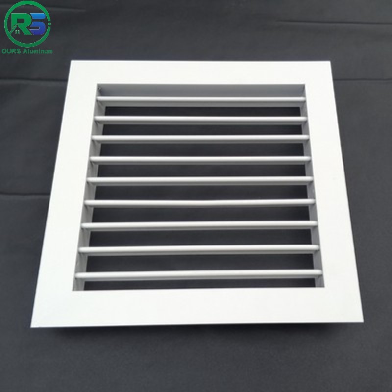 Quality Vent Grille Register Air Conditioner Metal Cover Sidewall Or Ceiling 10x10 Air Register for sale