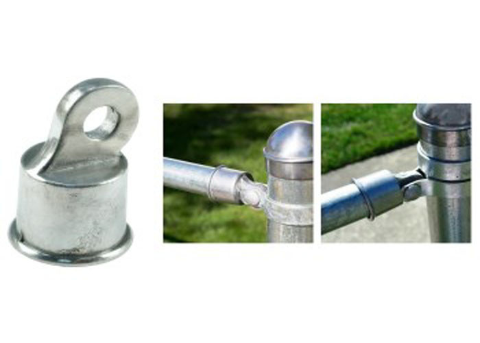 Quality Galvanized Rail End Caps For Galvanized Chain Link Fencing Fittling for sale