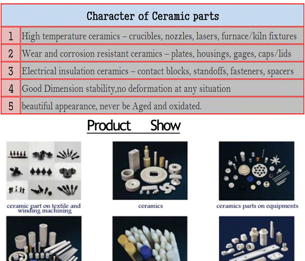 Alumina / Zirconia Machinable Ceramic Rod Ceramic Pipe High Temperature Resistance