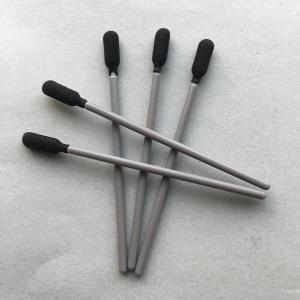 Quality Semiconductor Lint Free Q Tips Black Foam Grey Stick Super Absorbent for sale