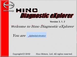 Quality V3.12 Hino Reprog Manager / Hino Diagnostic Software For Ecu Engine Progamming for sale